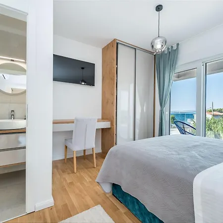 My Dalmatia - Luxury Tala With Amazing Sea View, Private Heated Pool And Sauna Nyaraló *