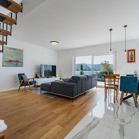 My Dalmatia - Luxury Tala With Amazing Sea View, Private Heated Pool And Sauna Pasman