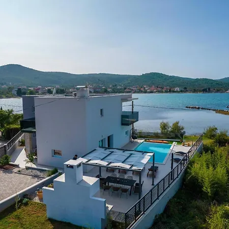 My Dalmatia - Luxury Tala With Amazing Sea View, Private Heated Pool And Sauna