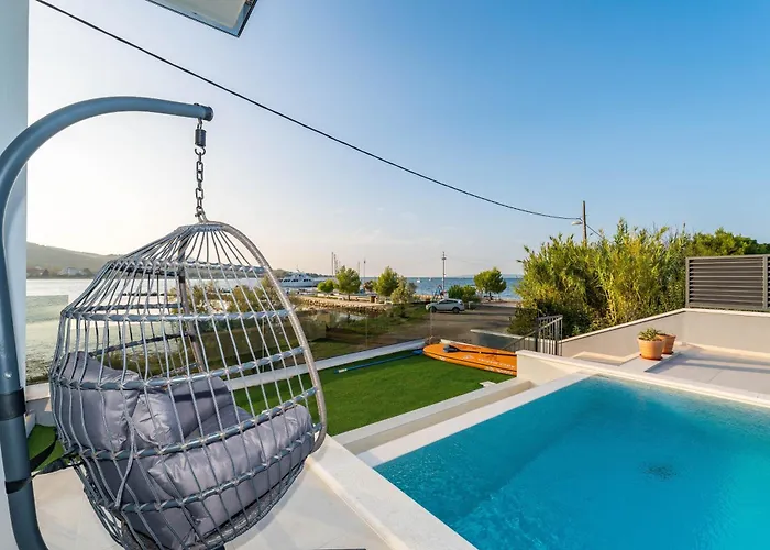 My Dalmatia - Luxury Tala With Amazing Sea View, Private Heated Pool And Sauna Dom wakacyjny