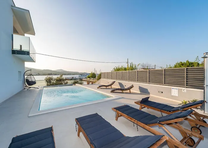 My Dalmatia - Luxury Tala With Amazing Sea View, Private Heated Pool And Sauna *