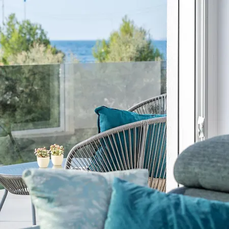My Dalmatia - Luxury Tala With Amazing Sea View, Private Heated Pool And Sauna Pašman