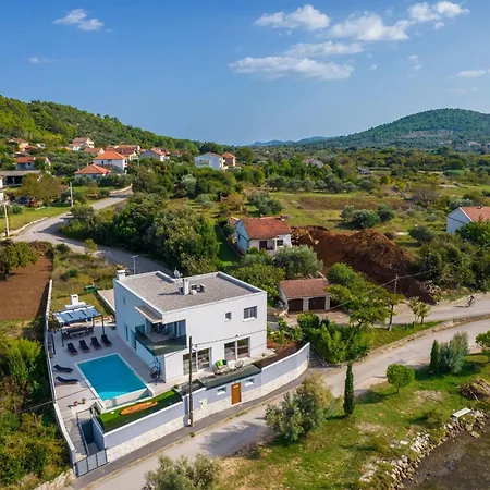 My Dalmatia - Luxury Tala With Amazing Sea View, Private Heated Pool And Sauna