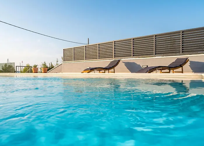 My Dalmatia - Luxury Tala With Amazing Sea View, Private Heated Pool And Sauna
