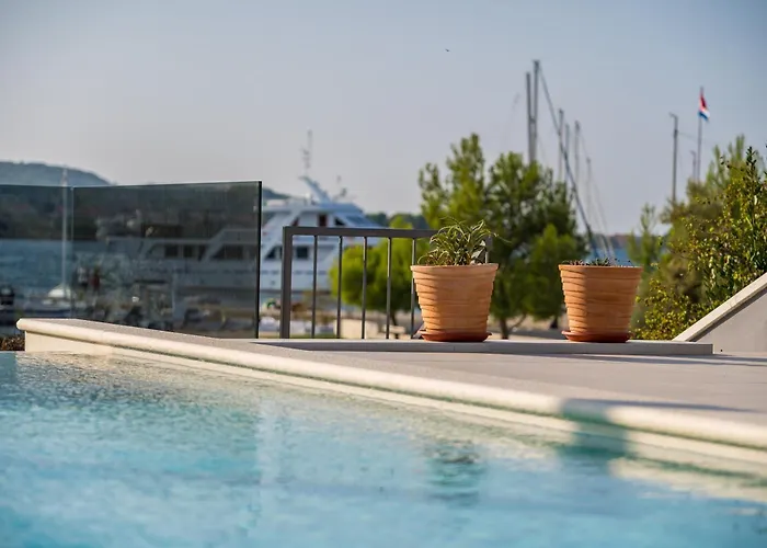 My Dalmatia - Luxury Tala With Amazing Sea View, Private Heated Pool And Sauna Ferienhaus Pašman