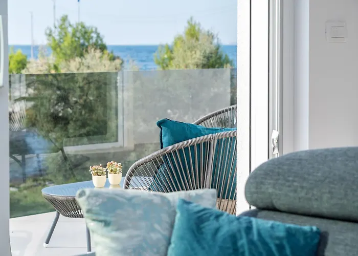 My Dalmatia - Luxury Tala With Amazing Sea View, Private Heated Pool And Sauna Pašman