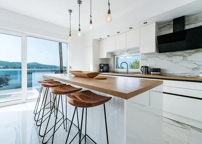 My Dalmatia - Luxury Tala With Amazing Sea View, Private Heated Pool And Sauna Ferienhaus Pašman