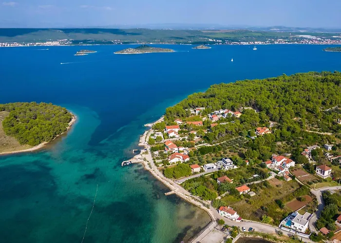 My Dalmatia - Luxury Tala With Amazing Sea View, Private Heated Pool And Sauna