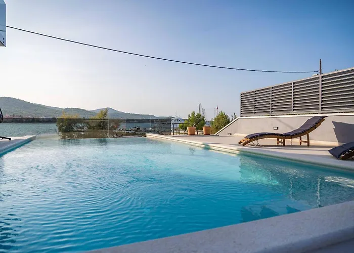 My Dalmatia - Luxury Tala With Amazing Sea View, Private Heated Pool And Sauna Ferienhaus *