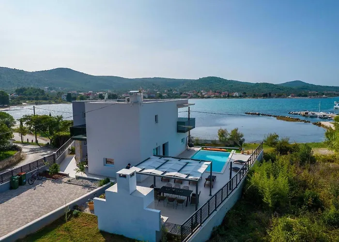 My Dalmatia - Luxury Tala With Amazing Sea View, Private Heated Pool And Sauna