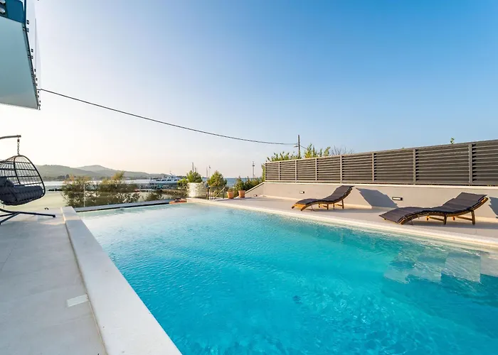 My Dalmatia - Luxury Tala With Amazing Sea View, Private Heated Pool And Sauna *