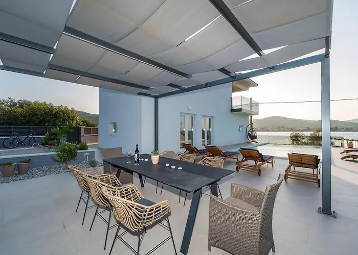 My Dalmatia - Luxury Tala With Amazing Sea View, Private Heated Pool And Sauna Дом отдыха *