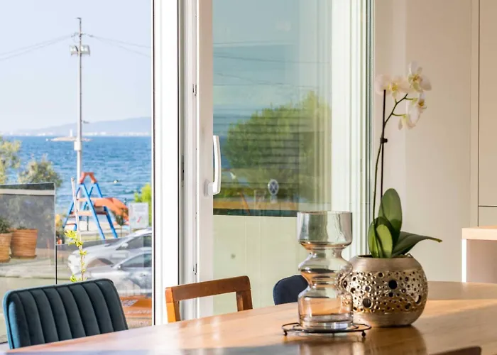 Дом отдыха My Dalmatia - Luxury Tala With Amazing Sea View, Private Heated Pool And Sauna Пашман