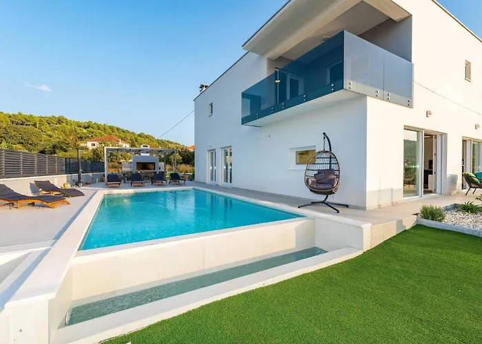My Dalmatia - Luxury Tala With Amazing Sea View, Private Heated Pool And Sauna Дом отдыха *